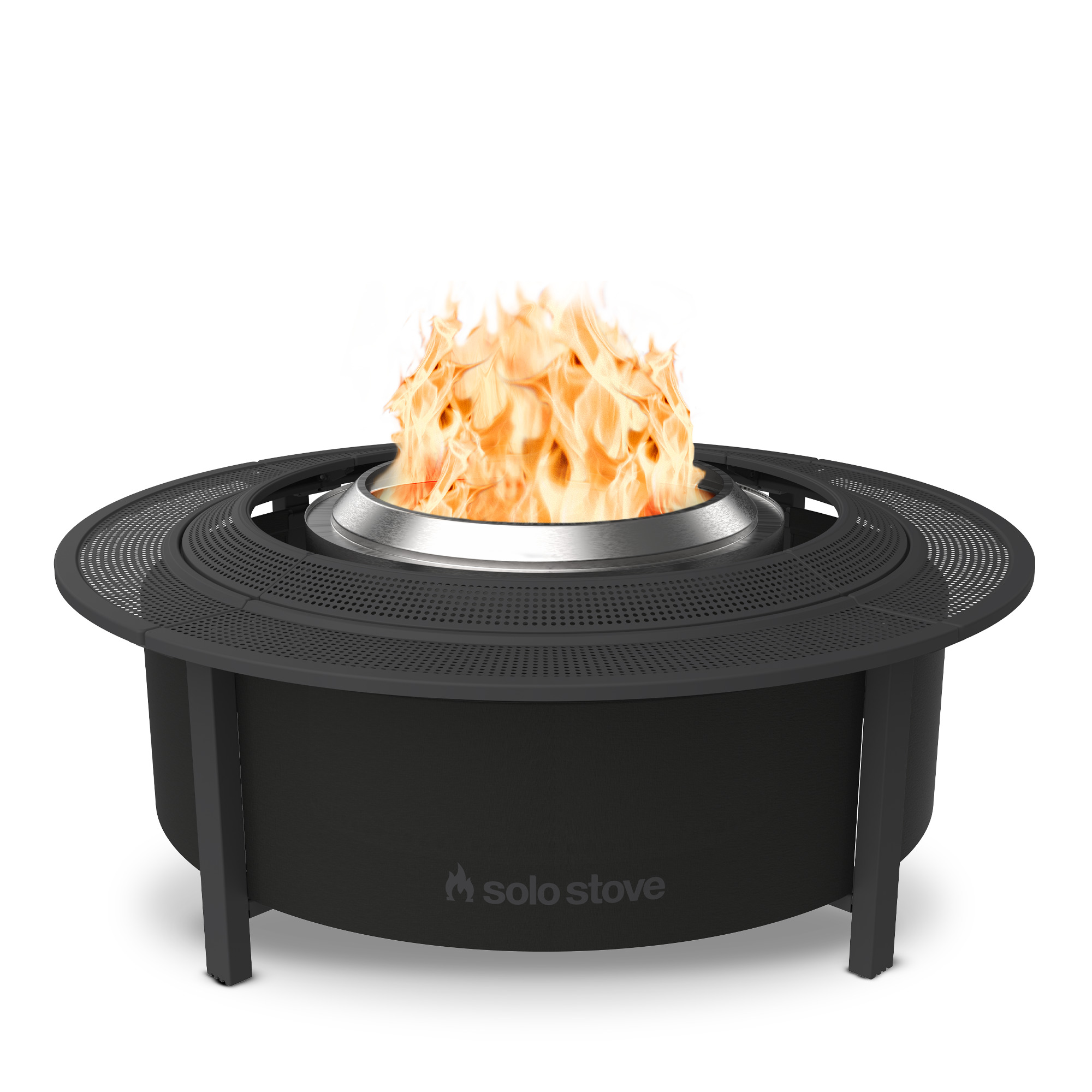Solo Stove Fire Pit Surround - Steel, 360° Protection, Model# FPSURROUND-LG